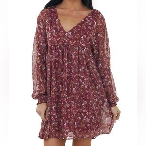 PEACH Love California Baby Doll Dress. Size Small.